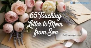 Letter to Mom from Son