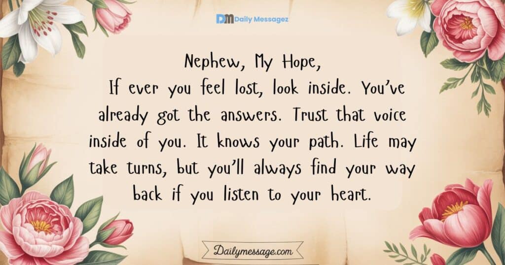Letters to My Nephew