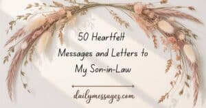 Letters to My Son-in-Law