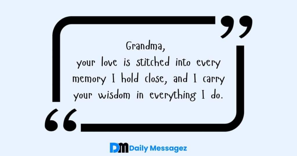 Message for Grandma