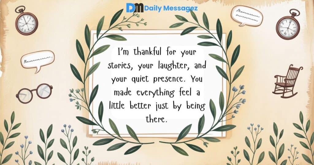 Messages for Grandfather