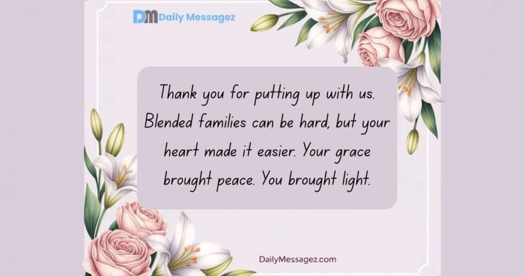 Touching Letter for Stepmom