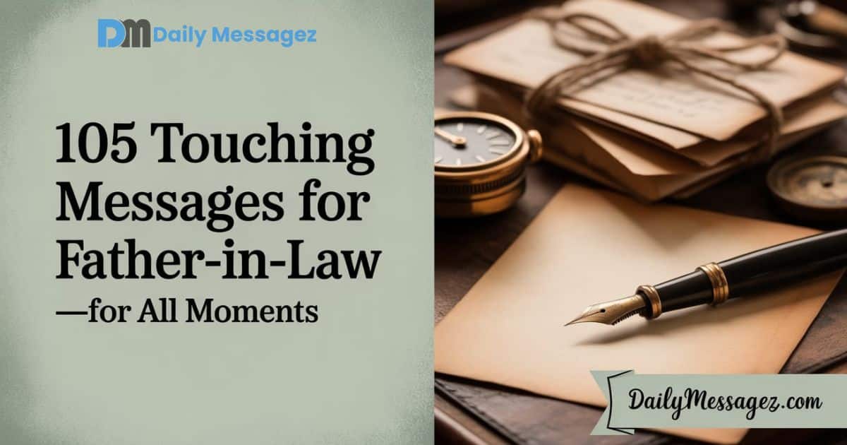 Touching Messages for Father-in-Law