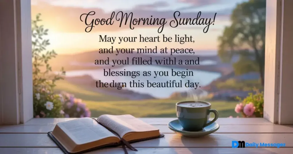 Good Morning Sunday Blessings