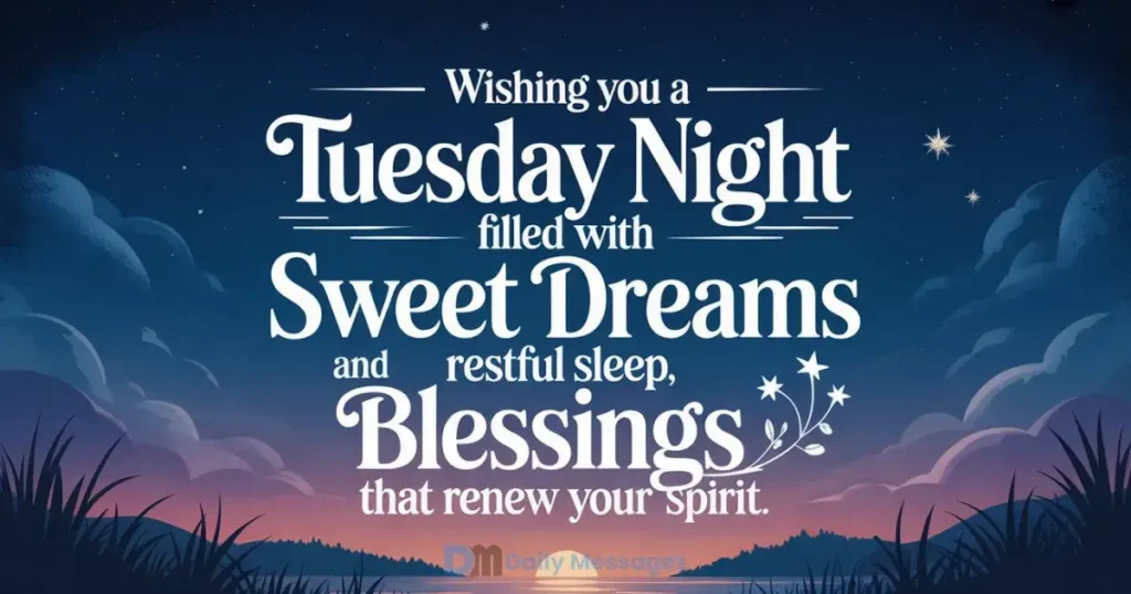 Good Night Tuesday Blessings