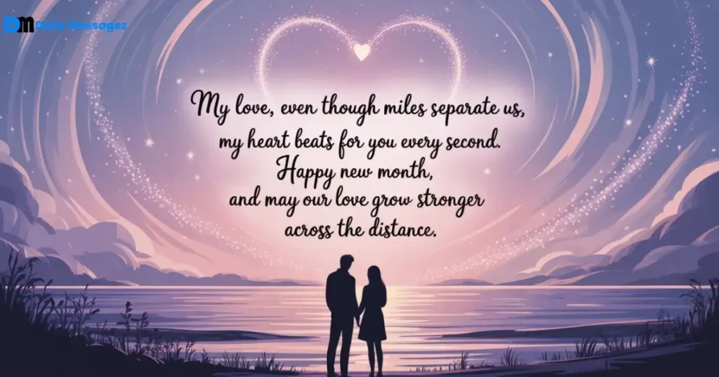 Happy New Month Messages to My Love