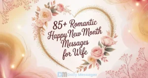 Happy New Month Messages for Wife