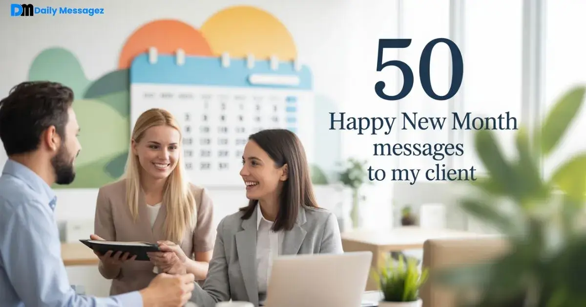 Happy New Month Messages to Clients