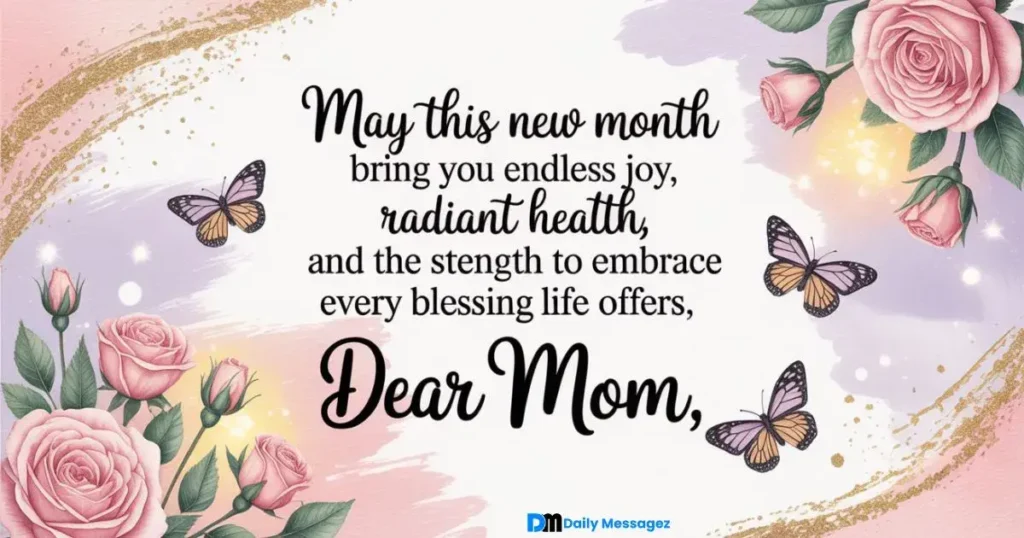 Happy New Month Prayers for Mom