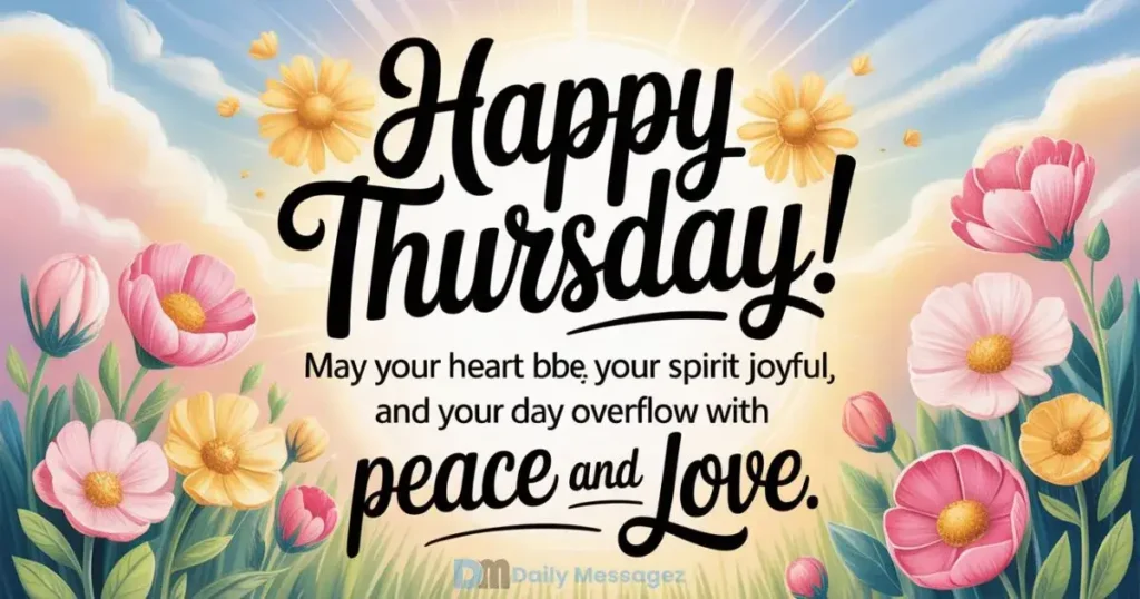 Happy Thursday Blessings