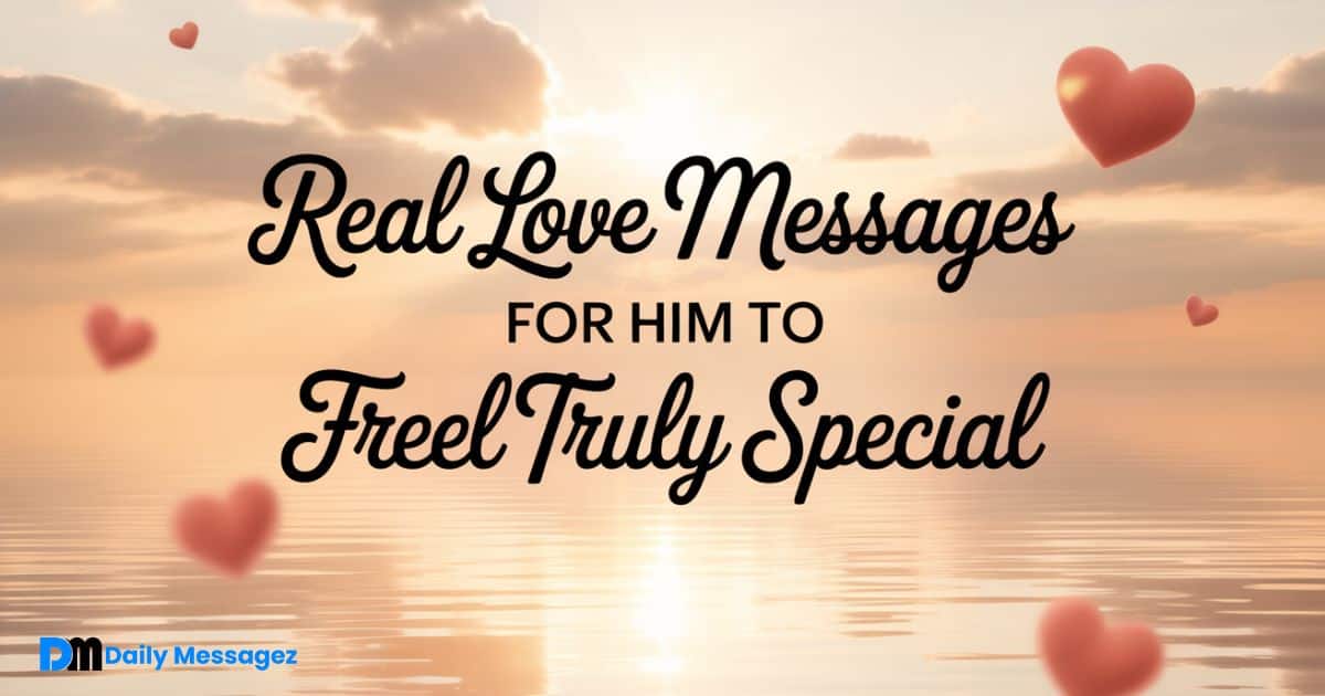 Heart Touching Love Messages for Him