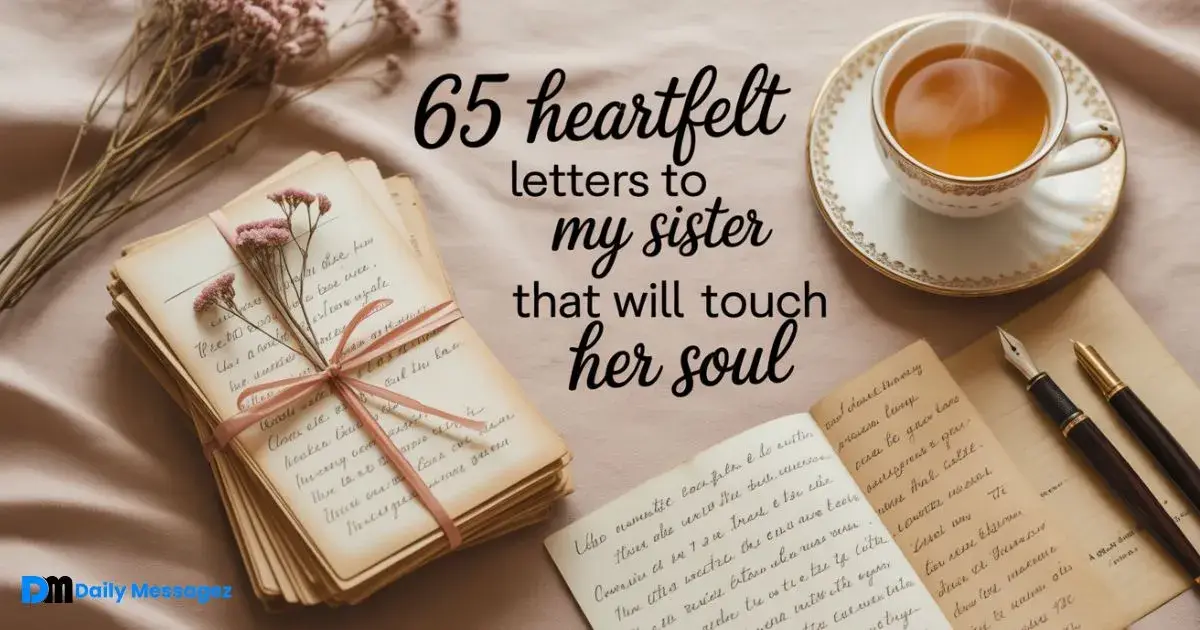 Heartfelt Letters to My Sister