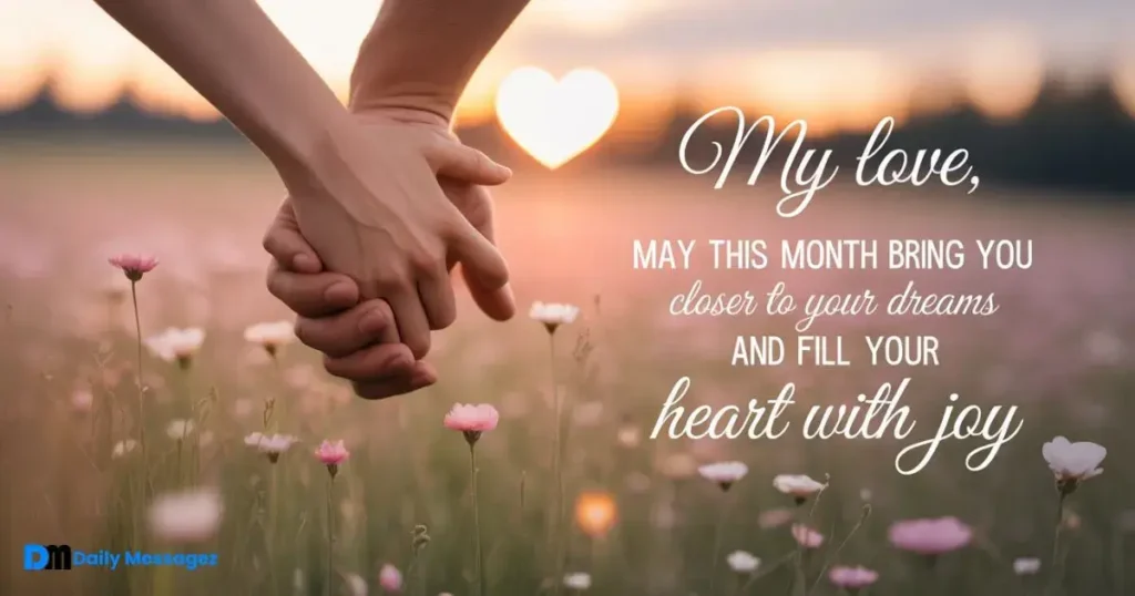 Lovely New Month Message for Him