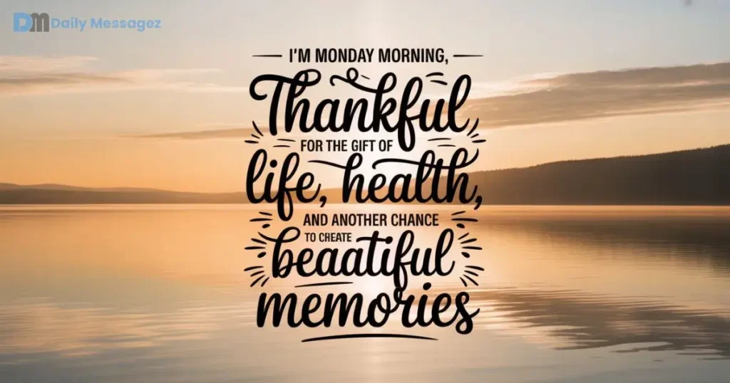 Monday Good Morning Blessings