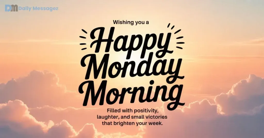 Monday Good Morning Wishes