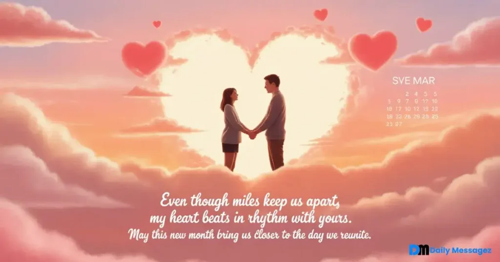New Month Message for Boyfriend Long Distance
