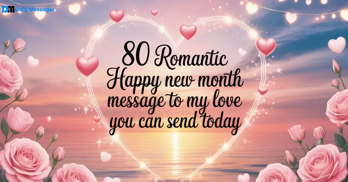 Romantic Happy New Month Message to My Love