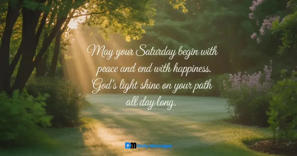 Short Saturday Blessings