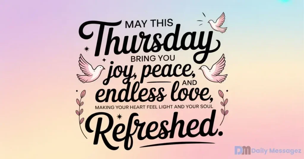 Short Thursday Blessings