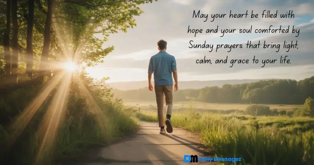 Sunday Prayers and Messages