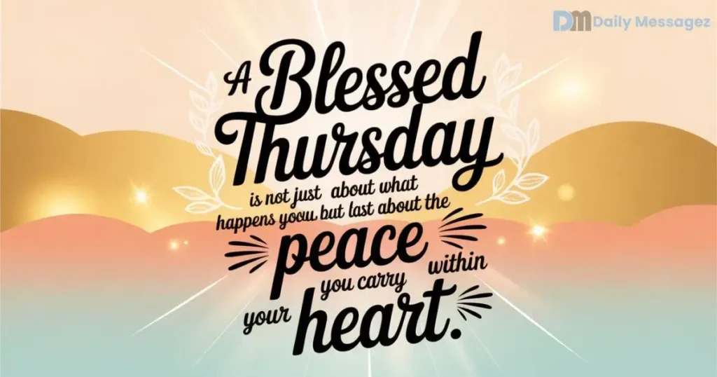 Thursday Blessings Images