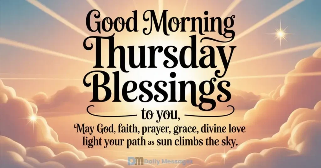 Thursday Morning Blessings