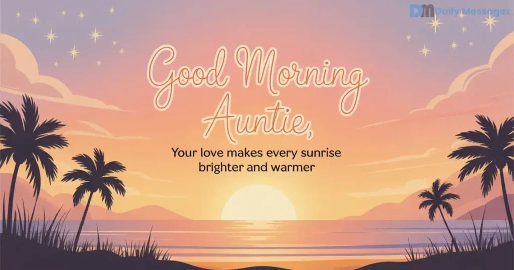 Appreciation Message to My Aunt