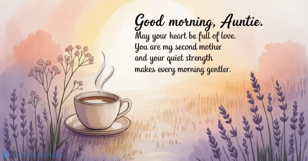 Good Morning Messages for Aunt