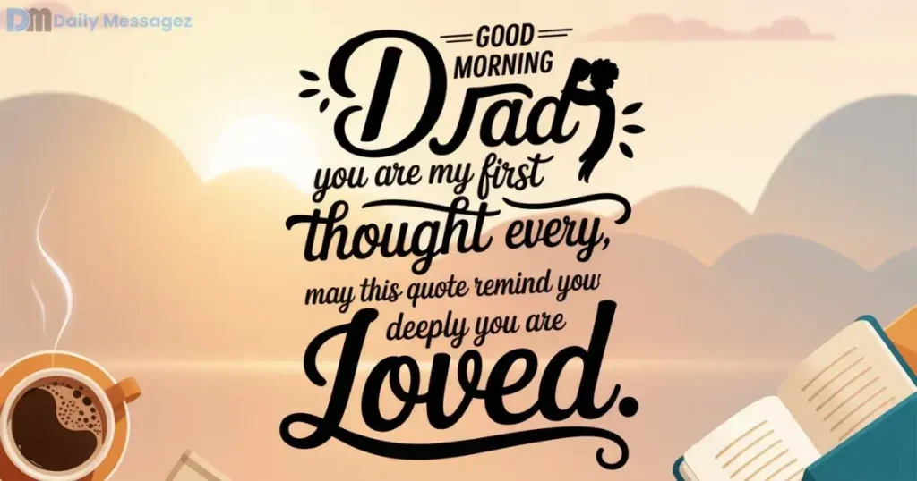 Good Morning Quotes for Dad