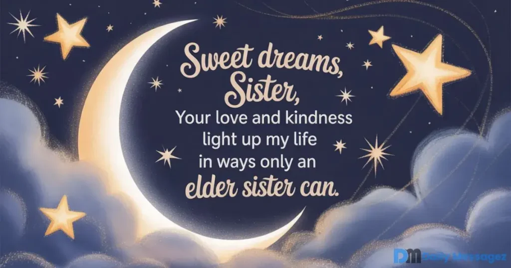 Good Night Messages for Elder Sister