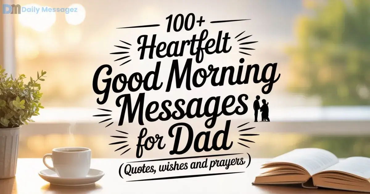 Heartfelt Good Morning Messages for Dad