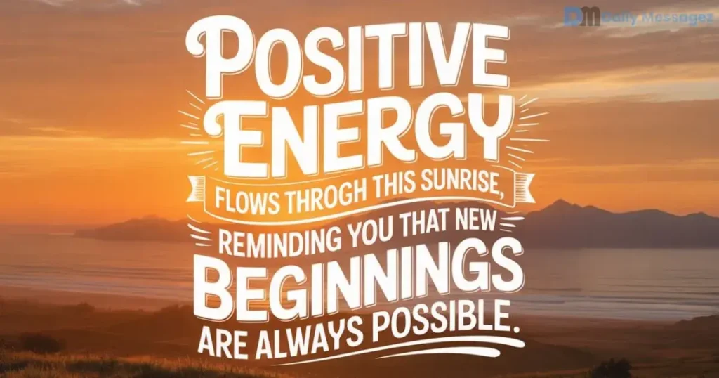 Positive Thinking Morning Messages