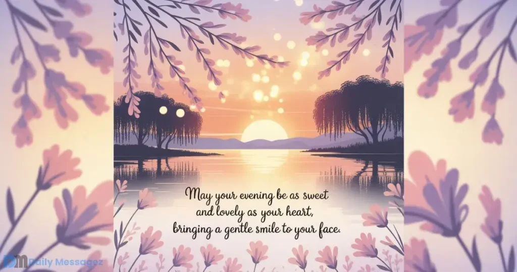 Sweet Good Evening Messages for Sister to Make Her Smile