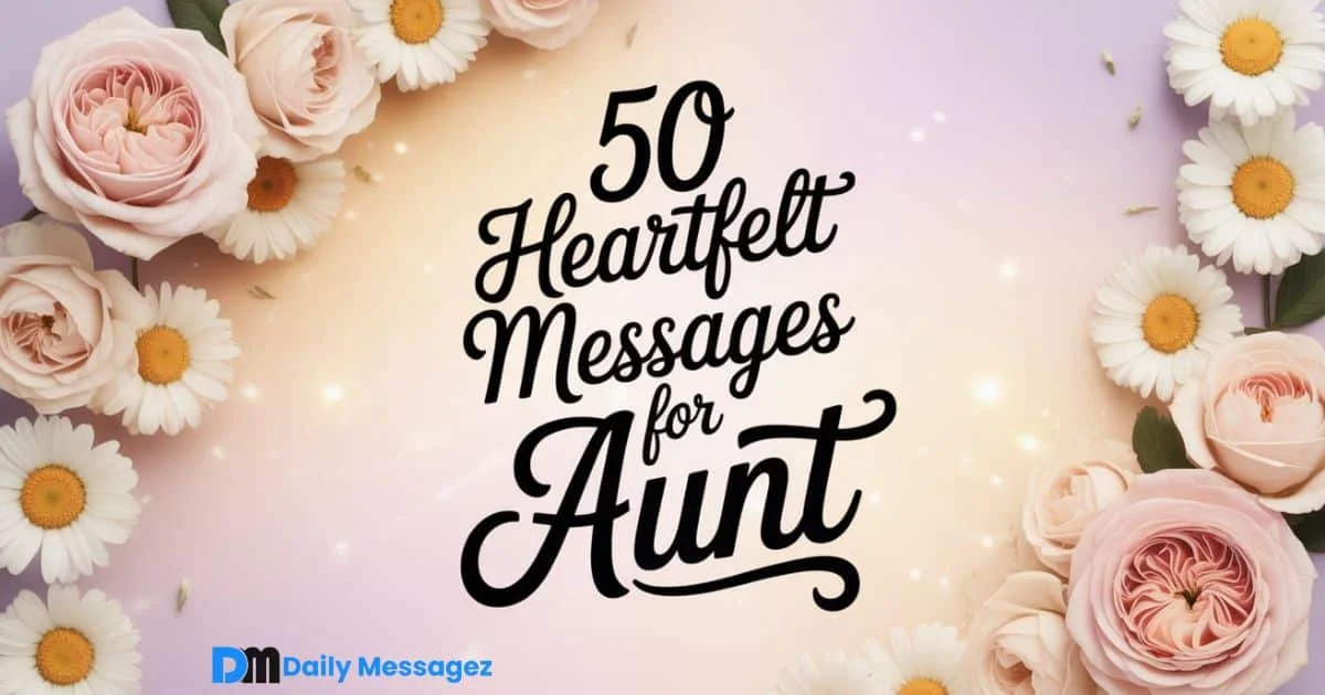 Heartfelt Messages for Aunt