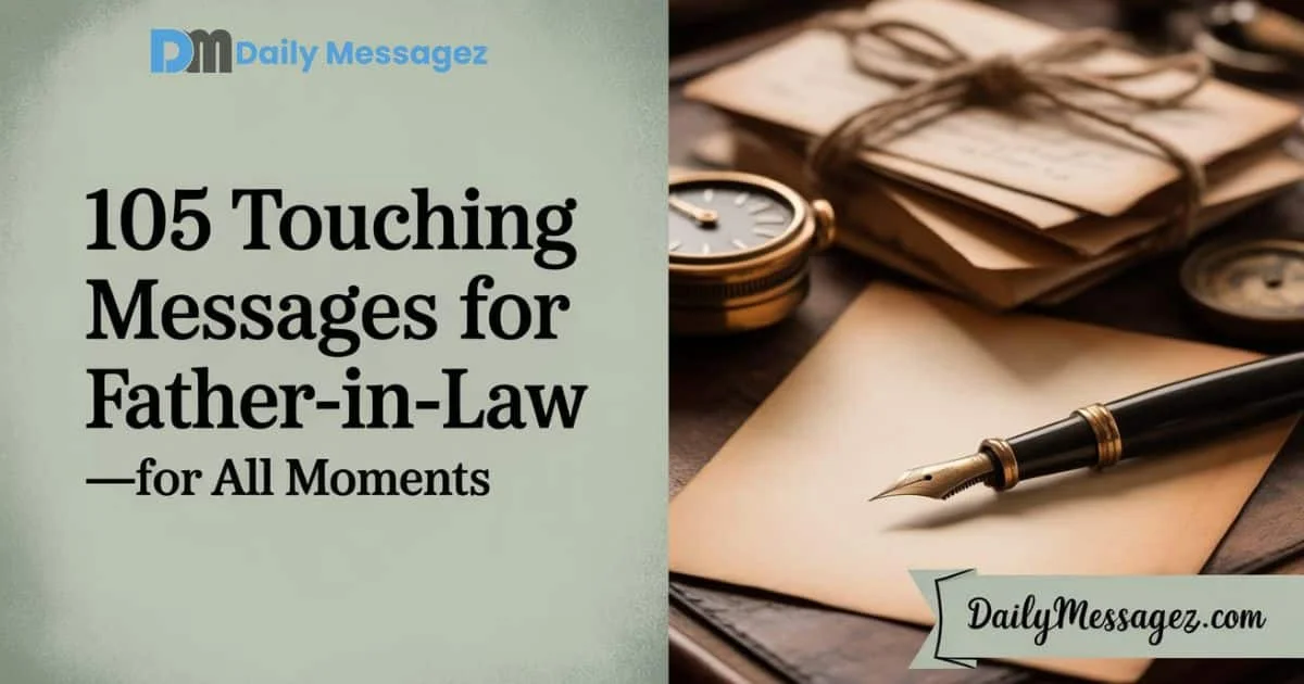 Touching Messages for Father-in-Law